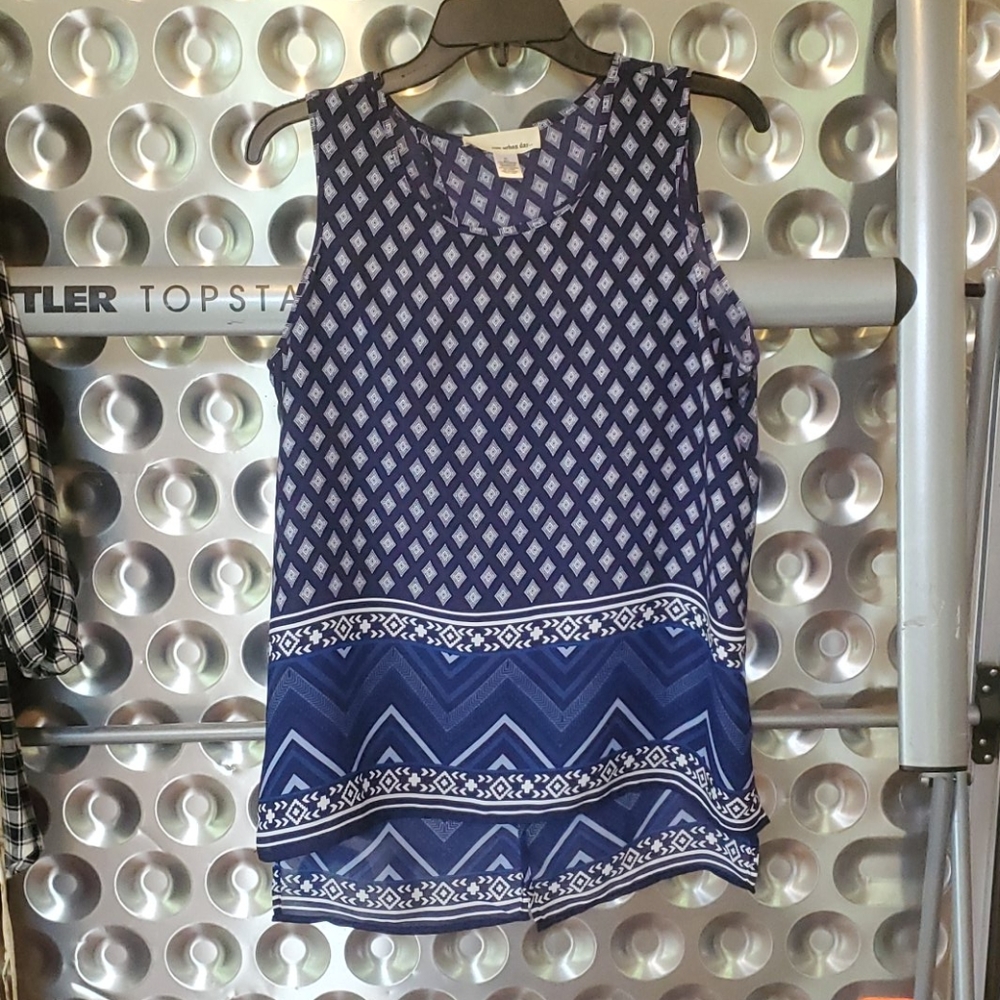 One Urban Day Split Back Tank Top